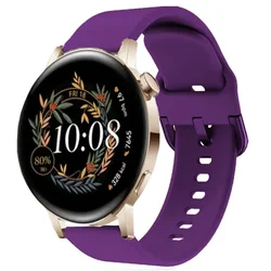 20mm Silicone Watch Strap - Universal Fit, Sporty Design for 22mm (14-Purple)