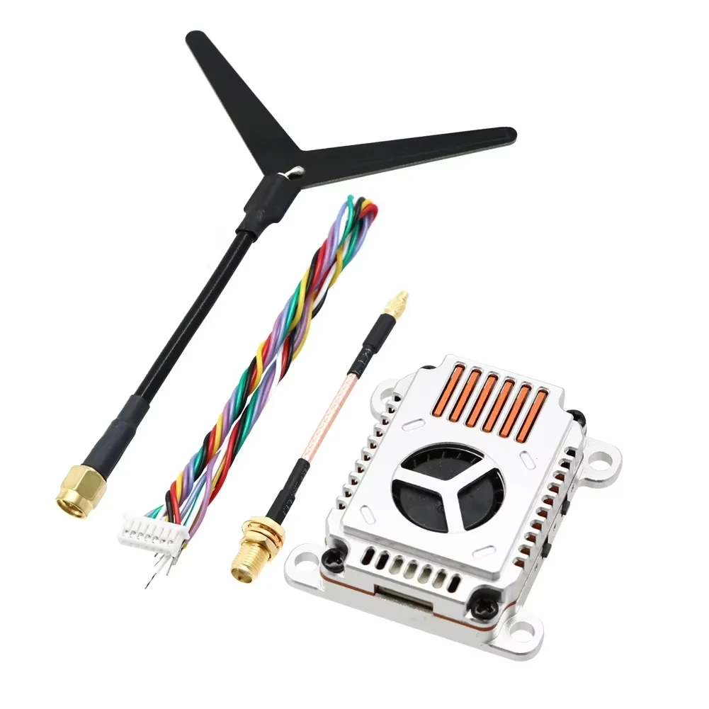 FPV Accessories LST 1.2Ghz 1W-2W 2-8S Switchable VTX Video Transmitter Module 1.2G 8Ch VRX Heat Dissipation Shell For Long Range FPV Drone
