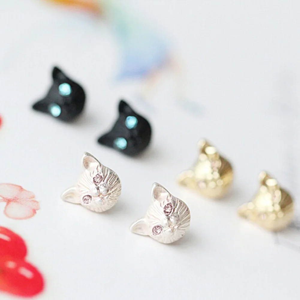 Cat Donut Ear Studs