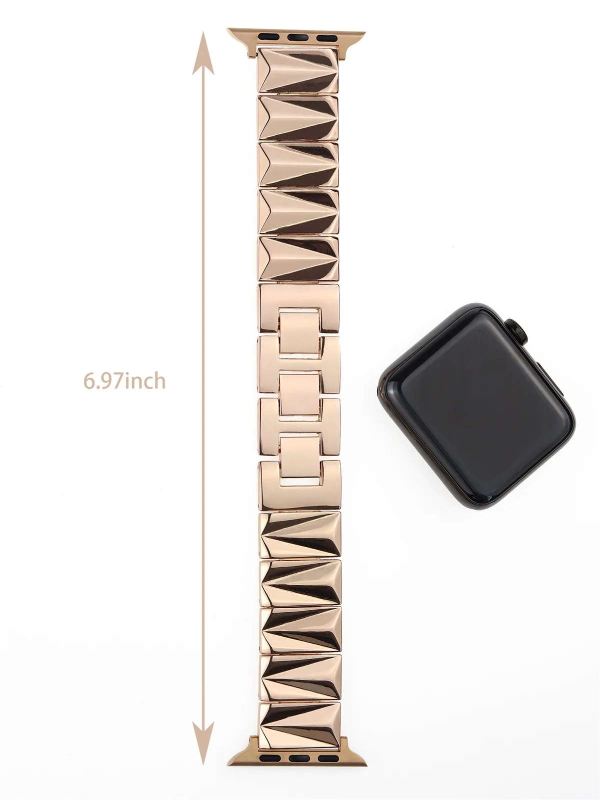 Kellon ranneke iWatchille 42/44/45/46/49mm 38/40/41mm Metal Fashion kellohihna Watch Series Ultra2 -sarjalle 10/9/8/7/6/5/4/3/2/1_voghion.com