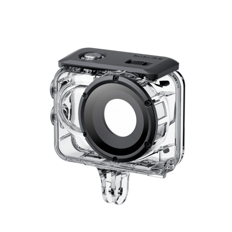 

F3MA 60m/196ft Diving for 360 GO 3 Action Camera, Waterproof Housing Underwater Shells with High Light Transmittance