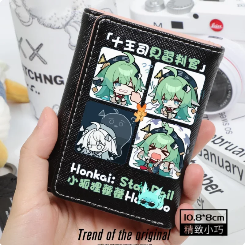 Anime HuoHuo Honkai: Star Rail  Fashion Wallets PU Purse Card Holder Hasp Money Bag Cosplay Gift B647