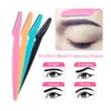 30/12/10 Pcs Random Color Set Multipurpose Eyebrow Razor Tools And Facial Razor With Precision Cover,Safety 2