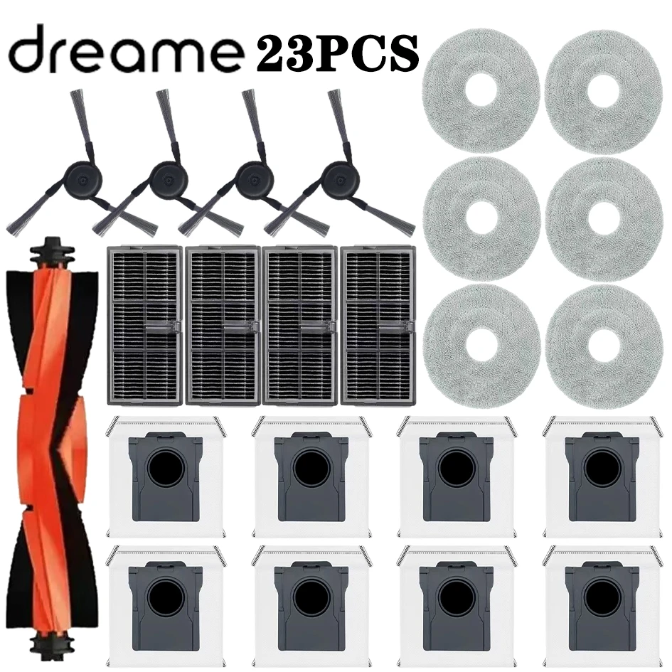 Robot Vacuum Cleaner Accessories Kit: Mop, Dust Bag, Main Brush, Side Brush, and HEPA Filter Replacement