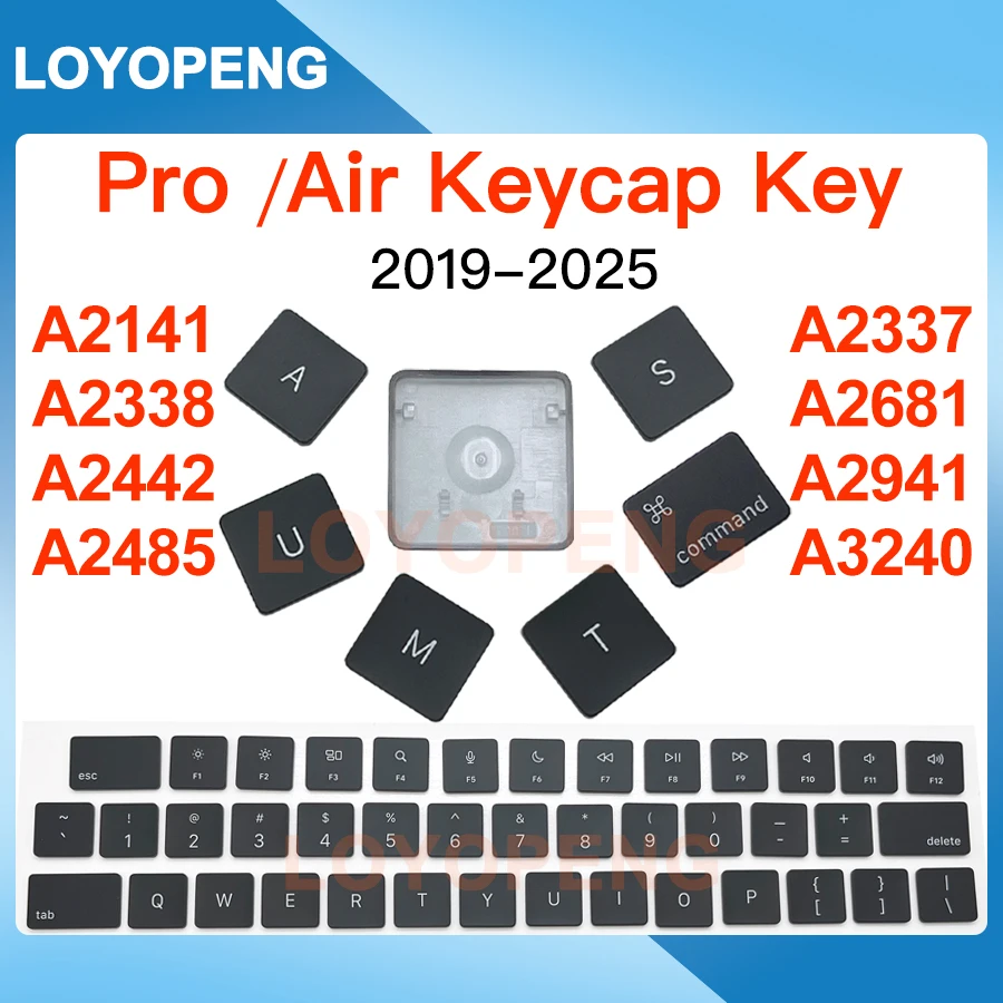 Enhanced Replacement Key Cap for MacBook Pro and Air - US/UK Layout