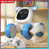 Intelligent Interactive Remote Control Robot Dog Voice Control RC Dog with Music Children's Early Educational Toy Birthday Gift 1