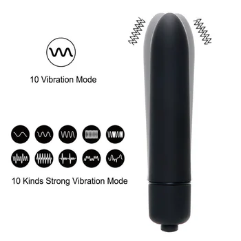 10 Speed Bullet Vibrator Waterproof Clitoris Stimulator Dildo Sex Machine Toys For Woman Adult Vagina Vibrating Panties 3
