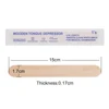 Disposable Wooden Tongue Depressor for Tattoo, Waxing Stick, Individual Pack Removal, Tongue Beauty Tool, 10/30/50/100/200Pcs 4