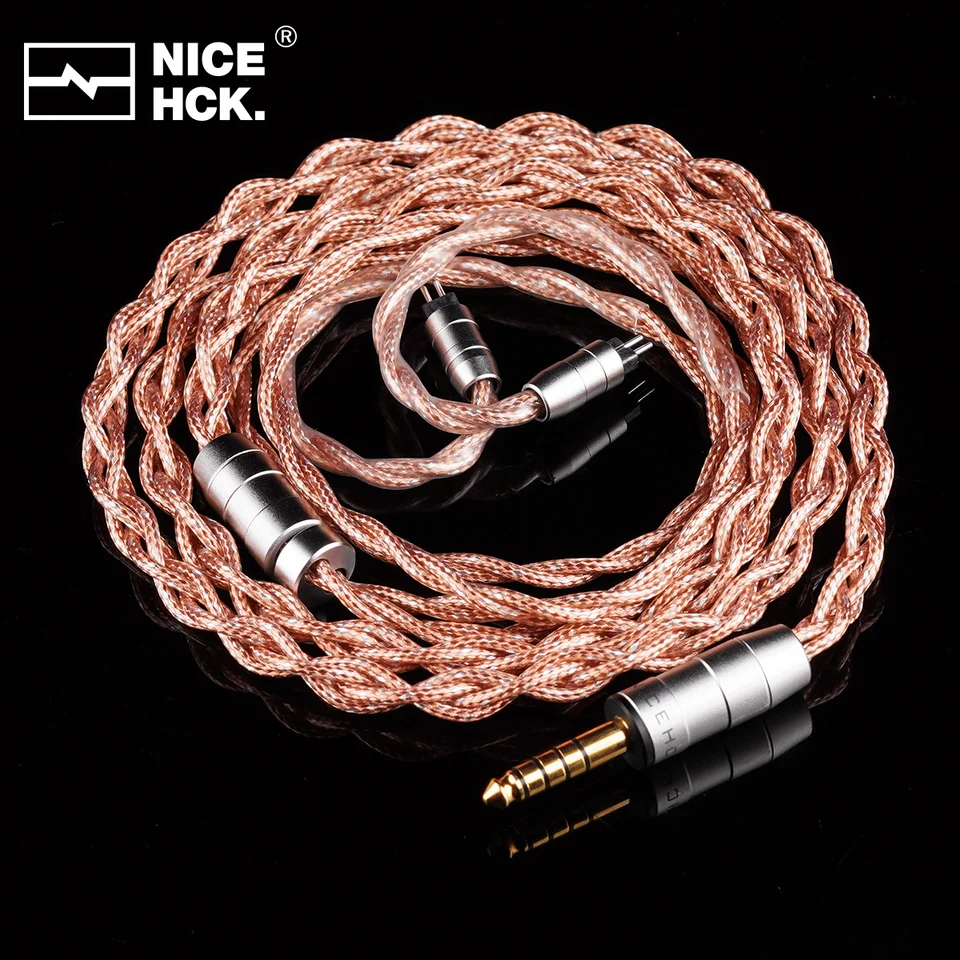 NICEHCK Engr.CuAgHYB 限定数量ケーブル銅銀混合導体 HiFi イヤホン