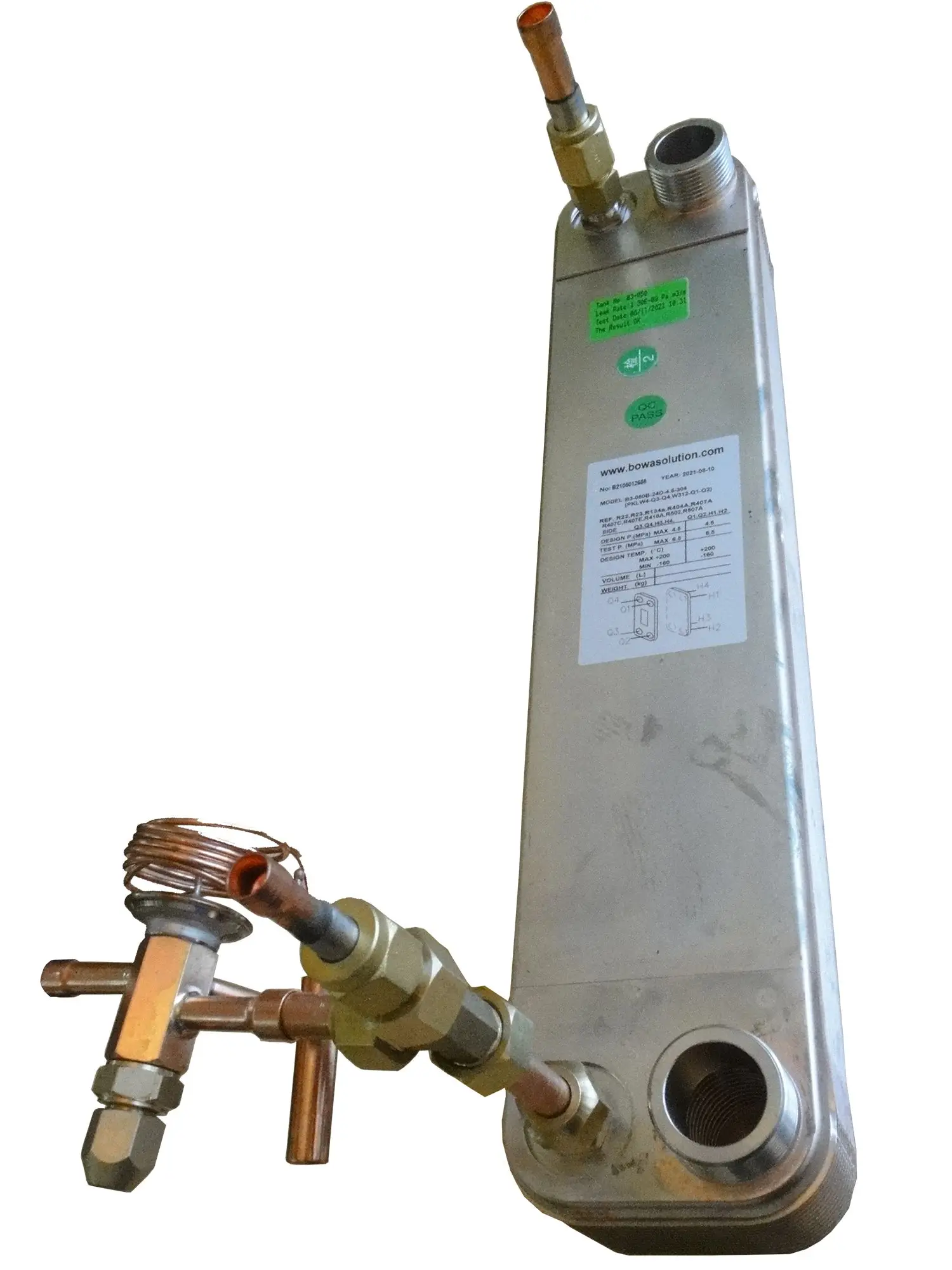 3/4" female SAE to copper ODF solder adaptor between different materials connects liquid, suction & dischare pipeline components