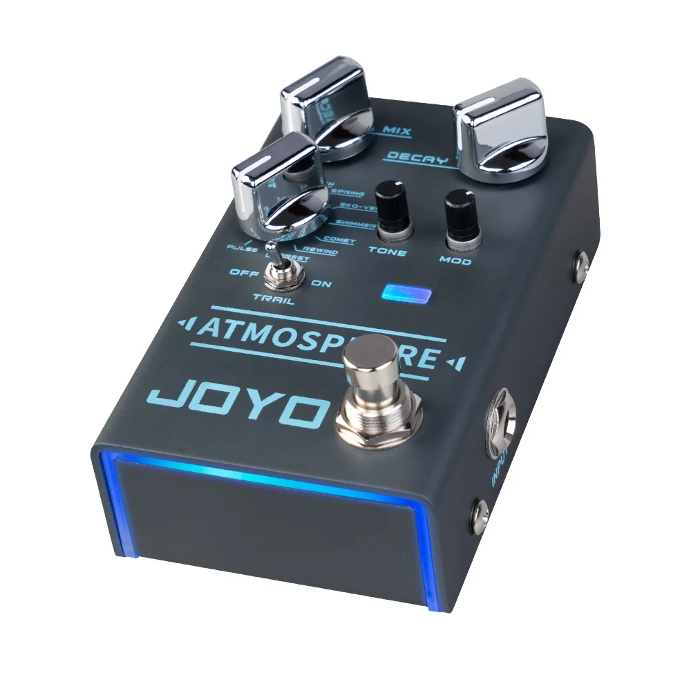 JOYO R-14 ATMOSPHERE Reverb Guitar Effect Pedal 9 Digital Reverb 