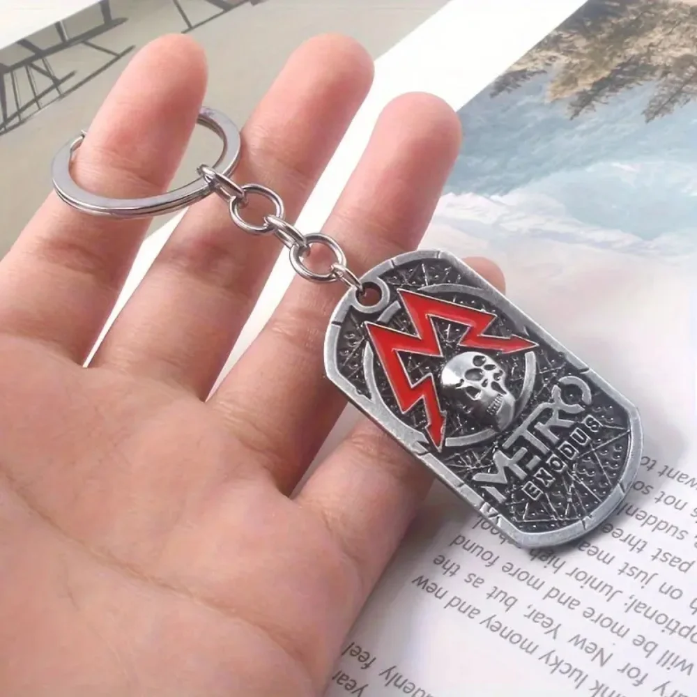 Subway Escape Skeleton Keychain Metal Keychain Cosplay Accessories