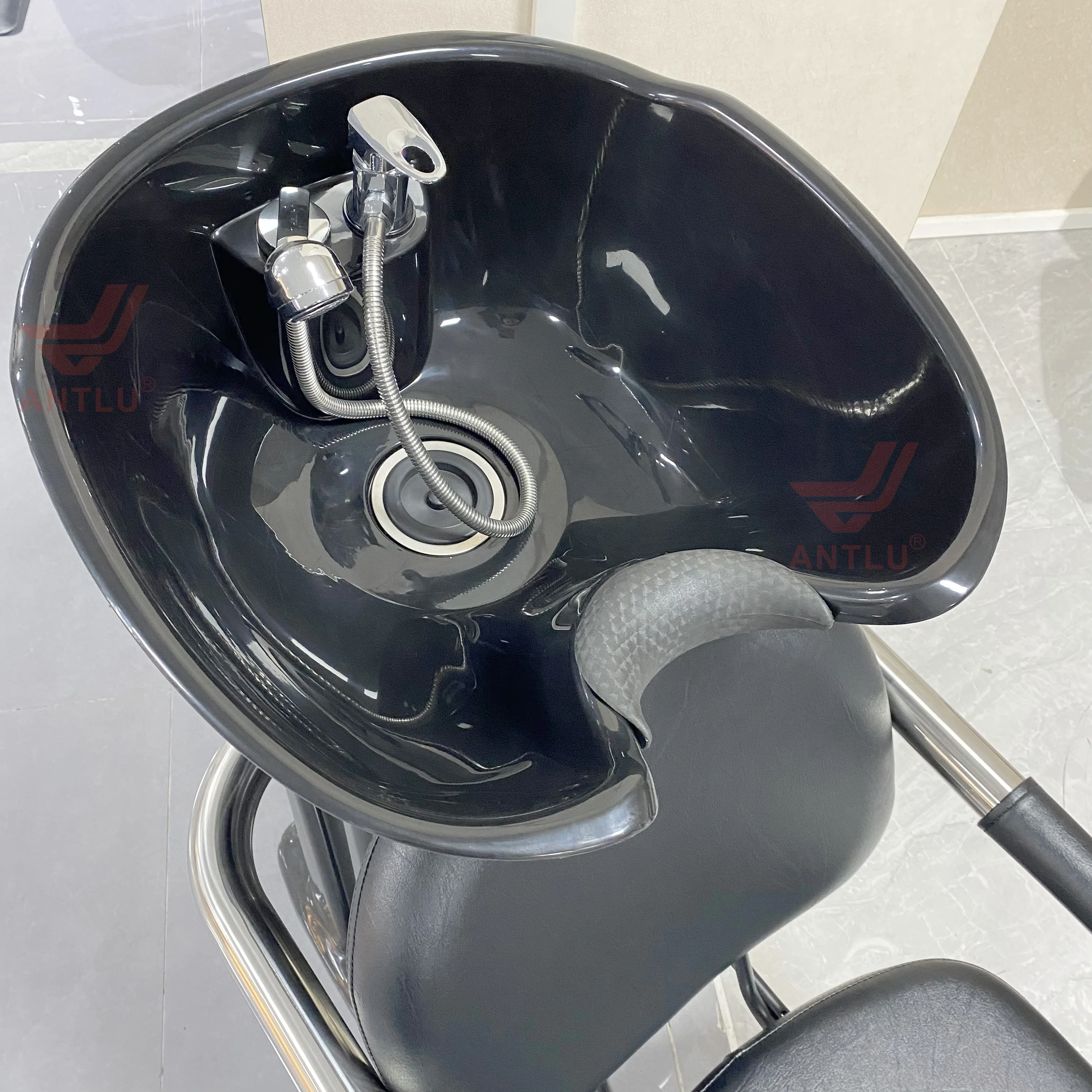 Shampoo chairs plastic Shampoo Bowl Sink Hair Salon Washing Chair Backwash Shampoo Unit chair 5
