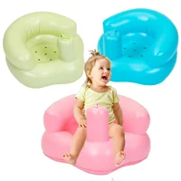 Inflatable Seat for Babies with Removable Cover,Built in Air Pump Baby Support Seat for Sitting Up,pool,bathroom,outdoor