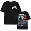 Rapper Cruz 922-928 Album Tour Merch T-shirt Men's Clothing Hip Hop Vintage Fashion T Shirts Summer O-Neck Tops Casual T Shirt 1