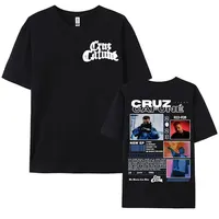 Rapper Cruz 922-928 Album Tour Merch T-shirt Men's Clothing Hip Hop Vintage Fashion T Shirts Summer O-Neck Tops Casual T Shirt 1