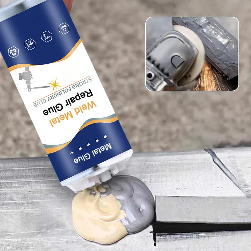 Cola de Metal para Reparo de Solda Fundição de Cola ab Ferro Fundido Alta Resistência Reparação de Adesivo Resistência ao Calor Solda Fria ag