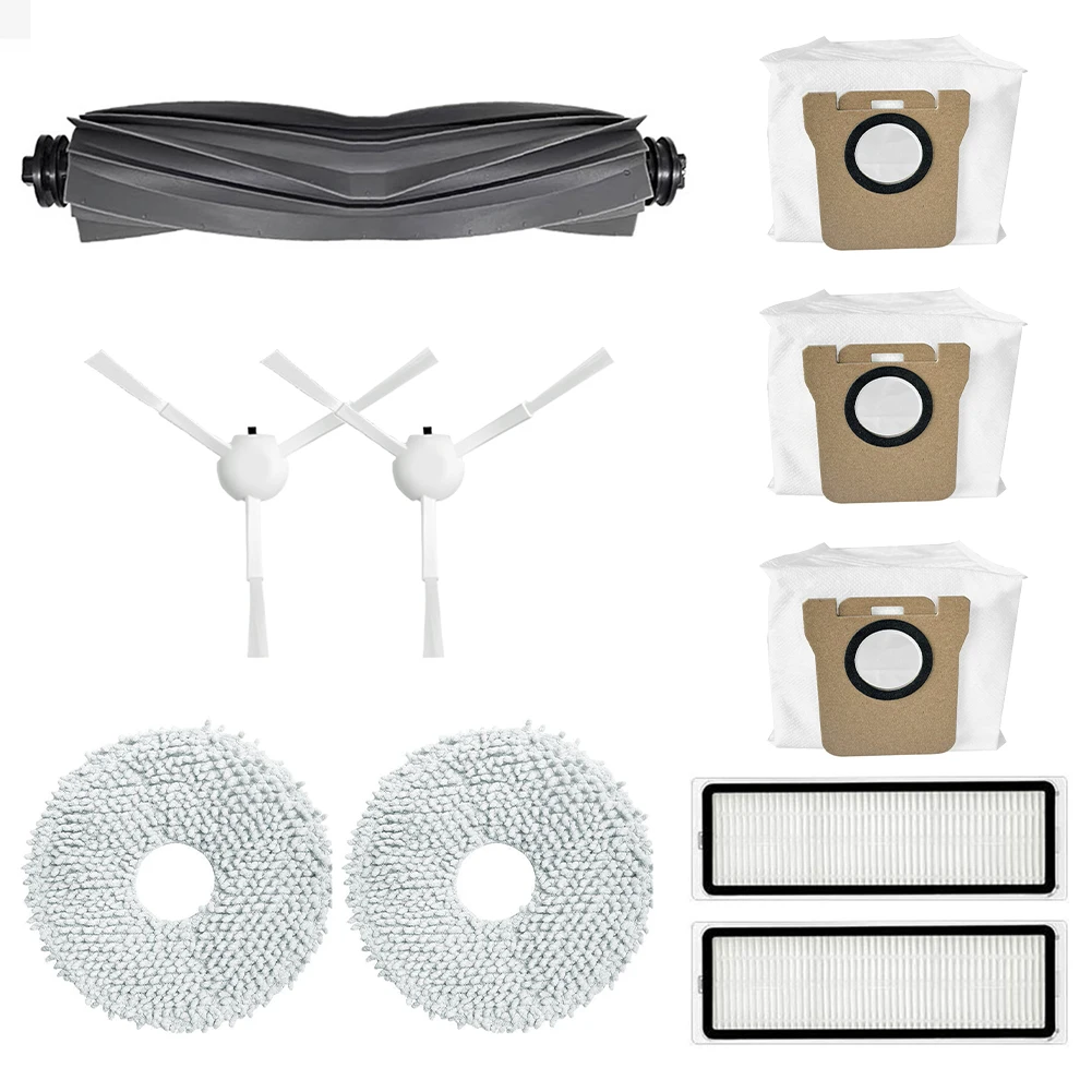 Main Brush Filters Side Brush Mop Cloth Kit For Bot L10s Pro S10 S10 Pro​ Robot Vacuum Cleaner Dry And Wet Home Appliance Parts