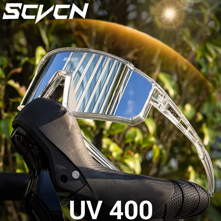 SCVCN Hiking Eyewear UV400 Cycling Glasses Sunglasses for Men Sports Bike Camping Golf Protection Glasses Women Baseball Fashion