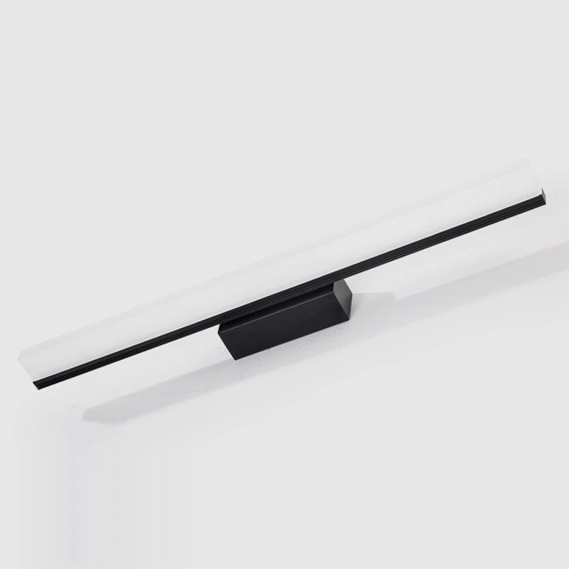 QLTEG Led Wall Lamp Bathroom Vanity Light  AC85 - 265V Indoor Modern Wall Sconces LED Mirror Wall Light Fixtures Black White