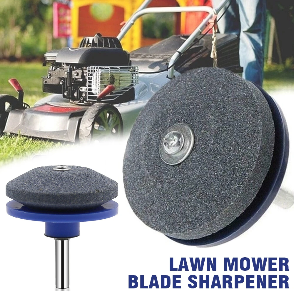 Lawn Mower Blade Sharpener Rotary Stone Grindstone Sharpening Drill Tool AU