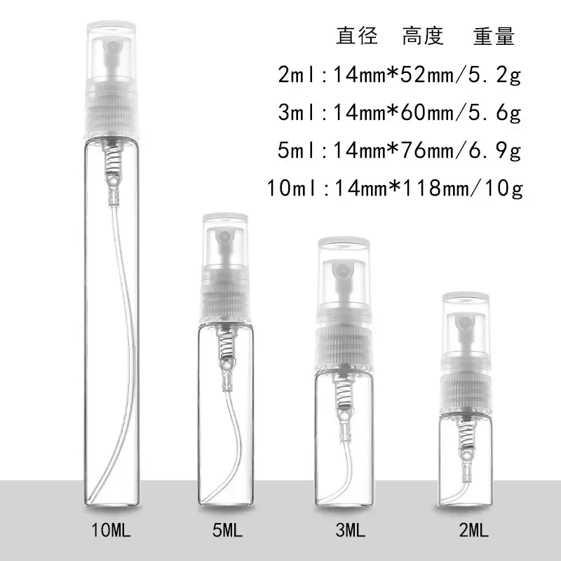 Refillable Perfume Bottle Mini Perfume Bottle Perfume Bottle Cosmetic Bottle 2/3/5/10ml Mini Portable Perfume Bottles