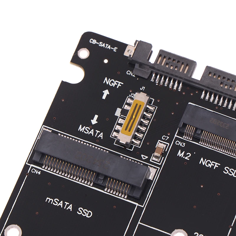SATA 하드 디스크 어댑터 보드, SATA 60Gbps-M2 NGFF SATA SSD MSATA SSD 어댑터, MSATA-SATA M.2 NGFF