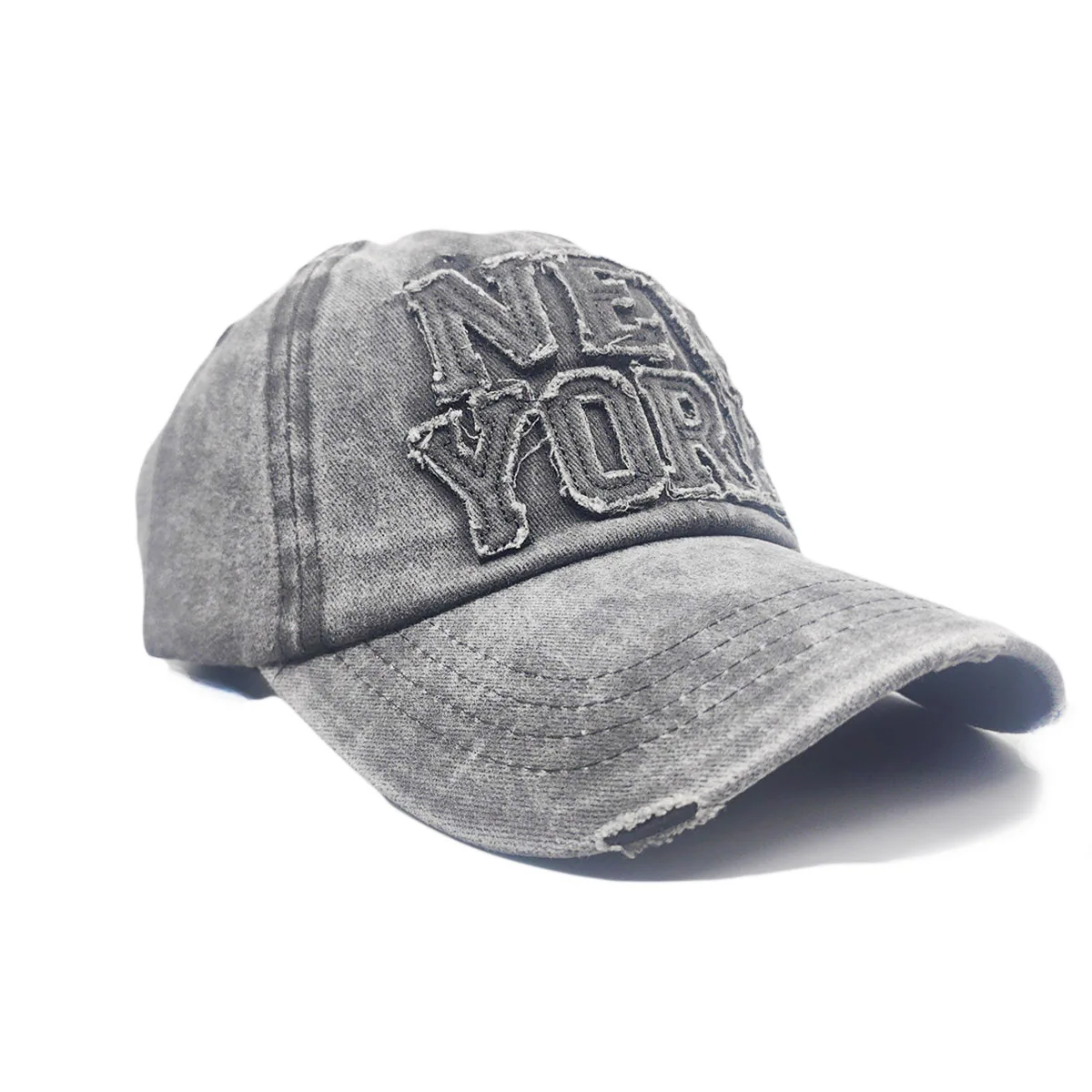 2023 New York Hüte aus gewaschener Baumwolle für Männer und Frauen, verstellbare Sommerkappen, Denim, Sport, Brief, Baseballkappe, lässige Sonnenschutzhüte – Detail 12