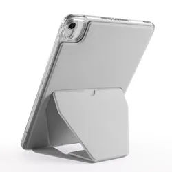 Premium Leather Folding Stand Case - Shockproof Cover - Pro 2018 2020 11inch (GRAY)