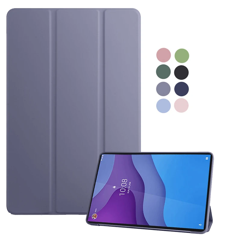 para Lenovo Tab M10 hd tb X306f Case 10.1 Polegada Suporte Dobrável Macio Tpu Voltar Tablet para Funda Lenovo M10hd M10 hd Geração Case