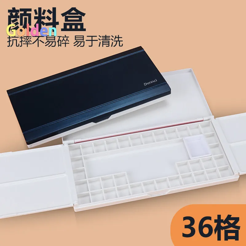 NEEF 36색 수채화 및 구아슈 물감 세트 - 학생과 예술가를 위한 휴대용 팔레트, 그림 그리기 및 미술 프로젝트에 이상적