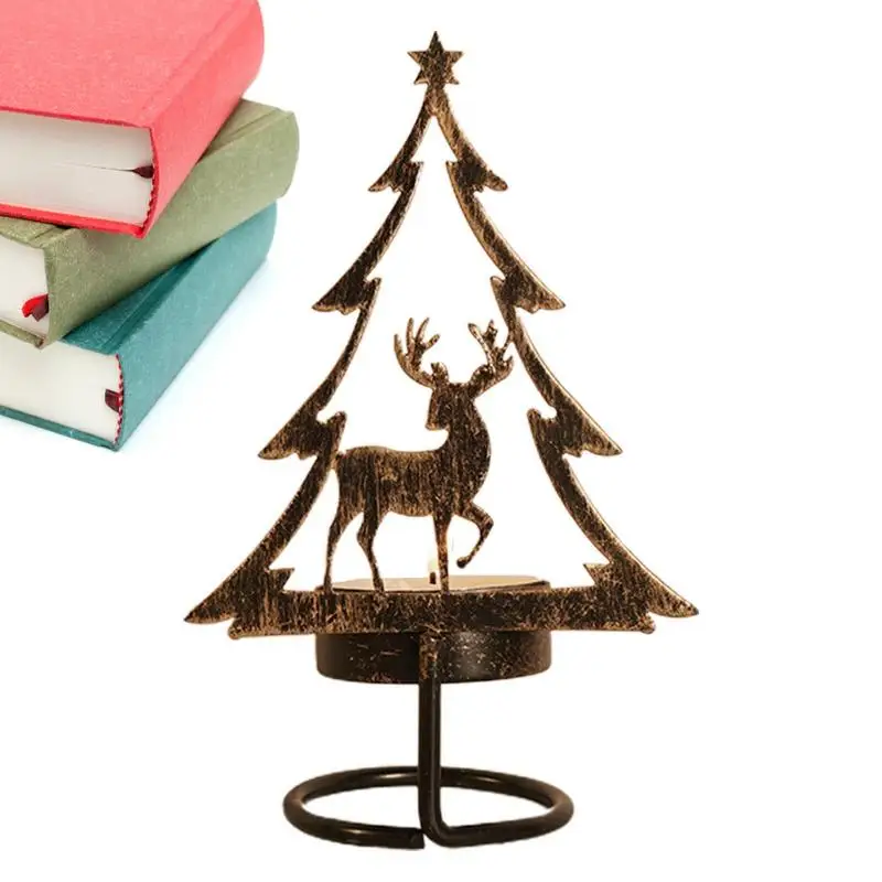 Albero Di Natale Portacandele Albero Di Natale Candela Centrotavola Tea Light Romantico Tealight Candle Stand Per La Casa Di Nozze
