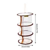 1PC Zipper Hanging Basket Multi-Cell Basket Three-Cell Basket Drying Basket Bra Drying Dried Fish Meat Food 6