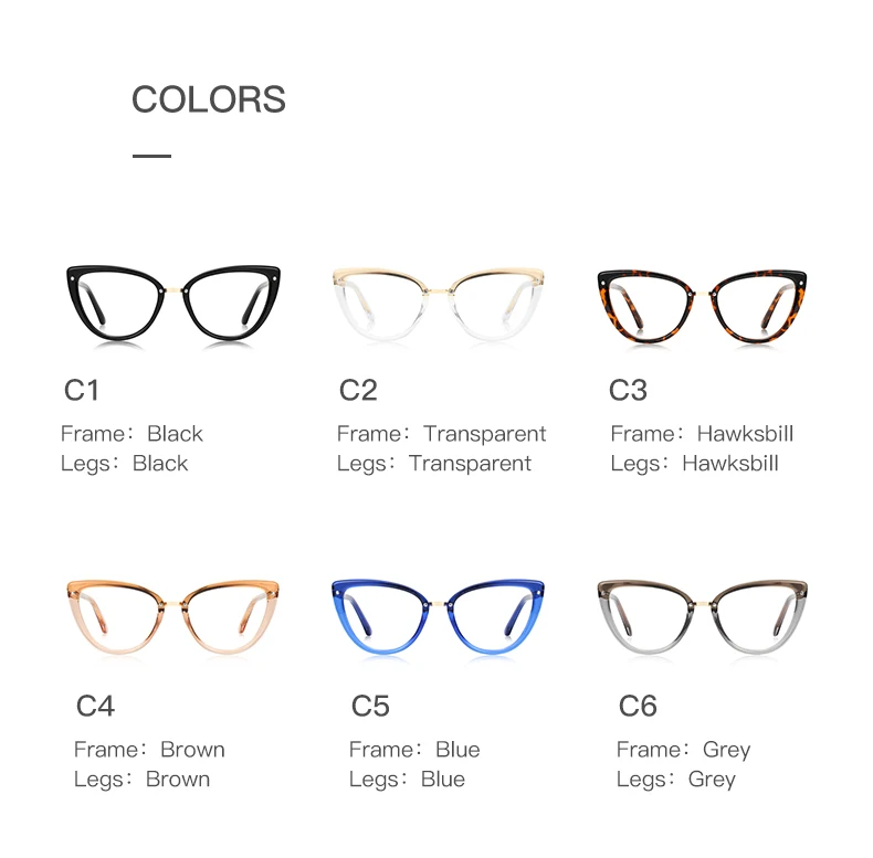 Cat Eye Reading Glasses – Women's Fashion Eyewear With Blue Light Protection