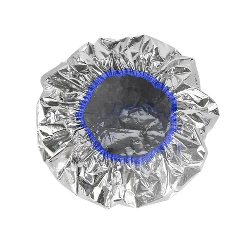 Foil Cap Hair Heat Hair Deep Conditioning Foglio Di Alluminio Cap Hair Coloring Caps Heat Shower Cap Per Donna Uomo Ragazze Ragazzi