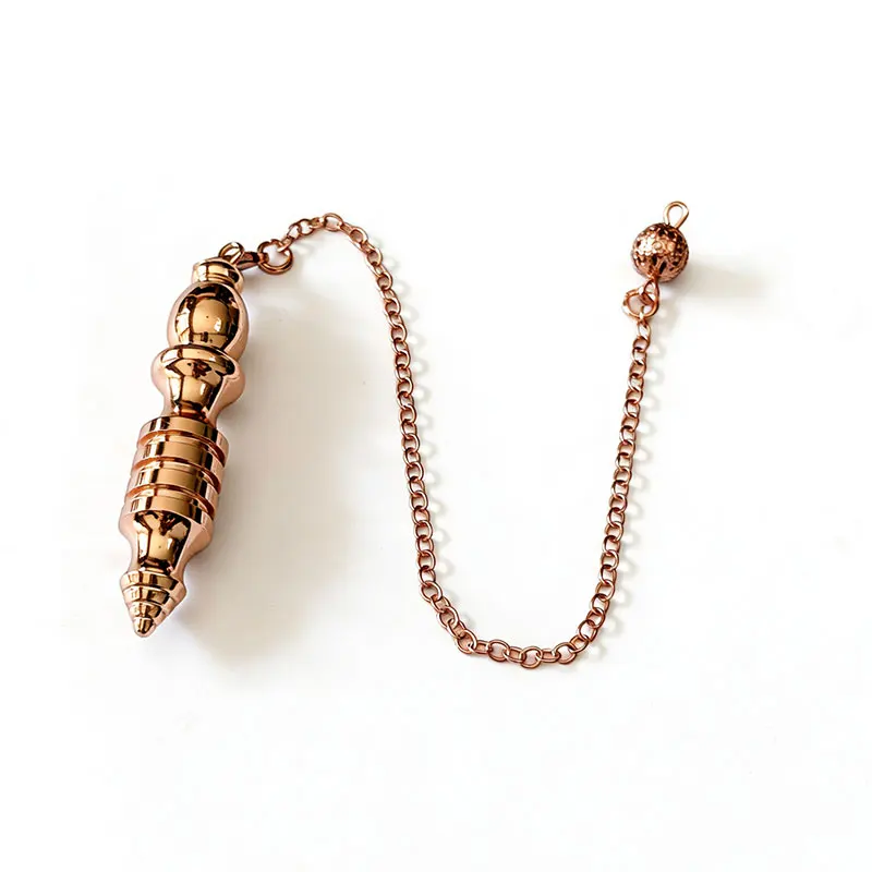 Luxurious Gold Metal Isis Pendulum for Professional Divination and Dowsing Practices