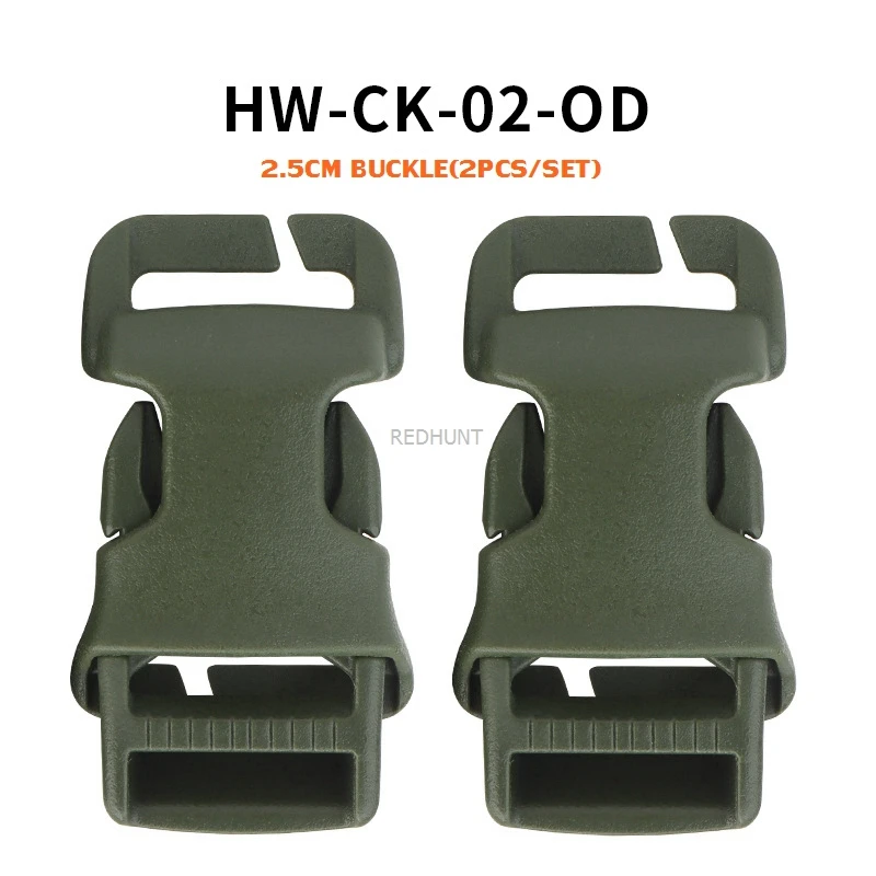 2-Pack 1inch Heavy Duty Utility Nylon Strap with Buckle Molle