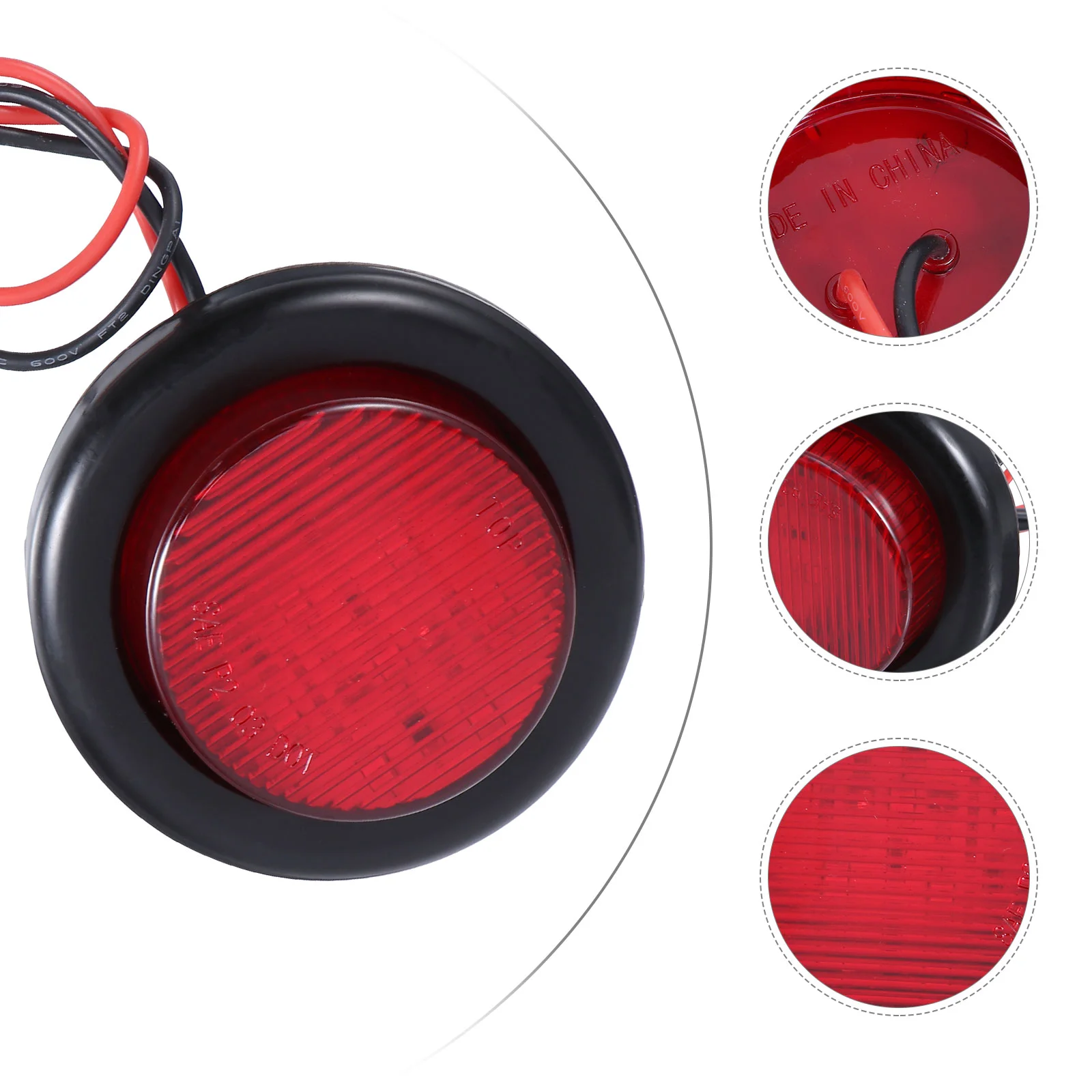 

4pcs 24V Truck Trailer Taillight Sidelights Indicators Light Lamp Lights