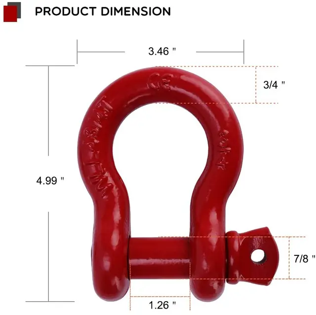 Lotto 10 Anelli A D Da 1/2" - Per Traino Jeep, Sartiame, Carico - Foto 8