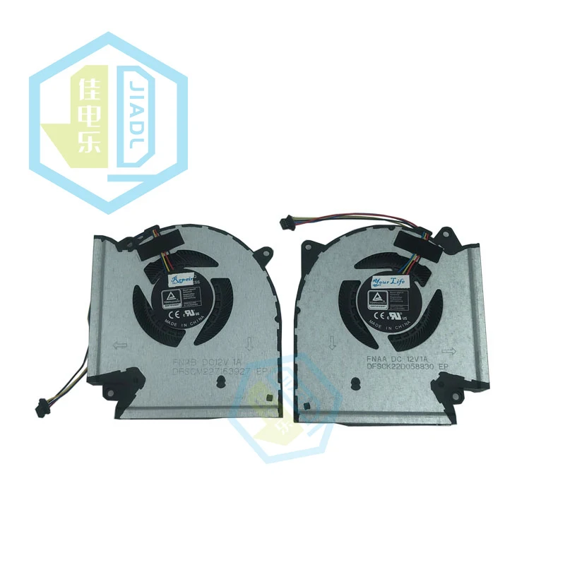 Refrigerador do Ventilador do Computador Portátil para Asus Rog Strix G713ir G713im G713qm G513ir G513im G513qm 12v Cpu Gpu Ventiladores de Refrigeração 13nr0540p02011 Novo