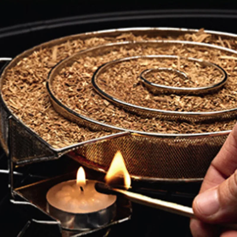 125g/bag Wood Chips Apple Cherry Oak Pecan Outdoor Smoker Fumigation Box Bacon Wood Piece Smoked BBQ Grill Tool Accessories