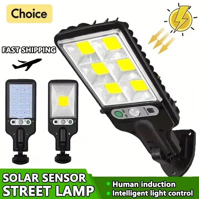 Solar Outdoor Led Courtyard Wall Lamp With 3 Mode Waterproof Motion Sensor Security Lighting Street Lights for Garden Patio Path solar lamp solar wall light wall light