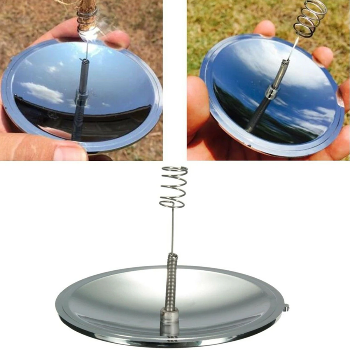 Solar Lighter Outdoor Fire Ignition Waterproof Windproof Emergency Travel Kits Portable Camping Hiking Wild Survival Tool Gear 3