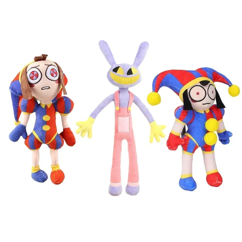 The Amazing Digital Circus Circus Clown Plush Toy Anime pomni Jax Plush Doll  Stuffed Toy Christmas New Year Gift For Kids Girl - AliExpress