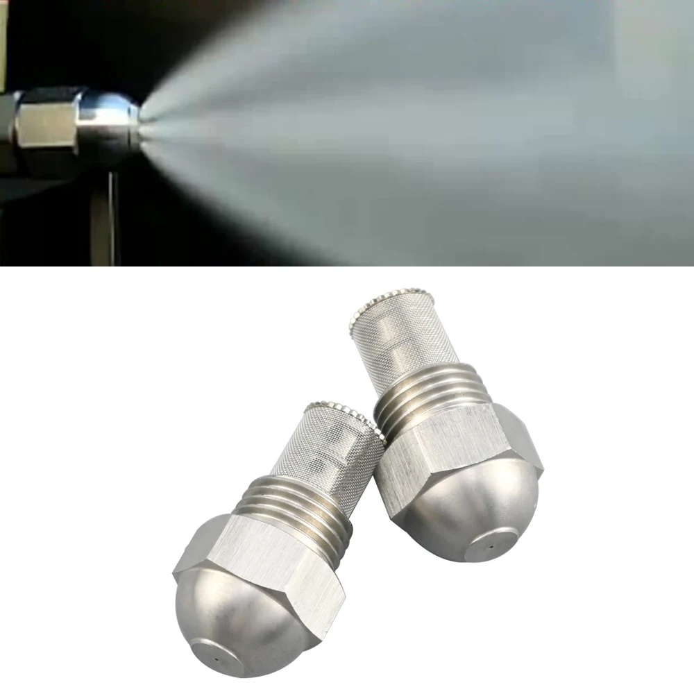 1/4&lsquo;&rsquo; Thread Stainless Steel Fuel Atomizing Nozzle Burner Sprayer With Filter 1 Pcs
