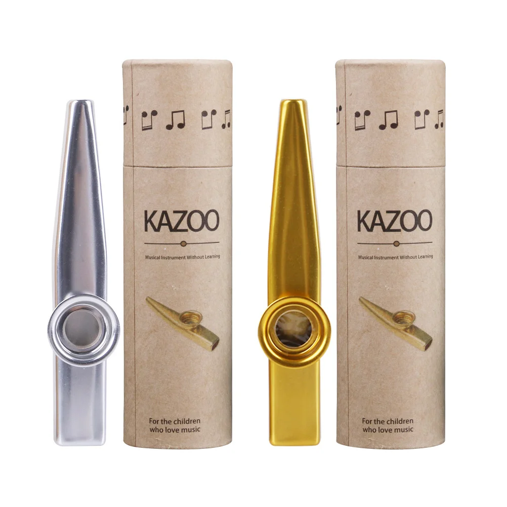 

Vaguelly Metal Kazoos Adult Professional Guitar Cazoos Musical Instruments Party Guitar Ukulele Violin Keyboard Piano