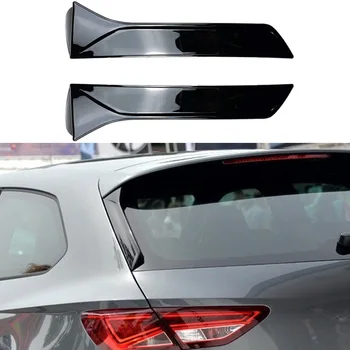 Spoiler laterale lunotto posteriore per Seat Leon 5F FR Mk3 MK3.5 2012-2021 Car-styling Auto Canards Splitter nero/fibra di carbonio