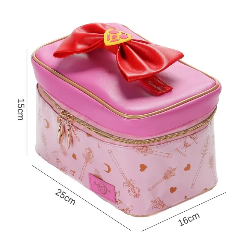 Sailor Action Figure Women PU Leather Makeup bag Multifunction Ladies Wash Toiletry Travel Cosmetic Organizer Storage Bag 5