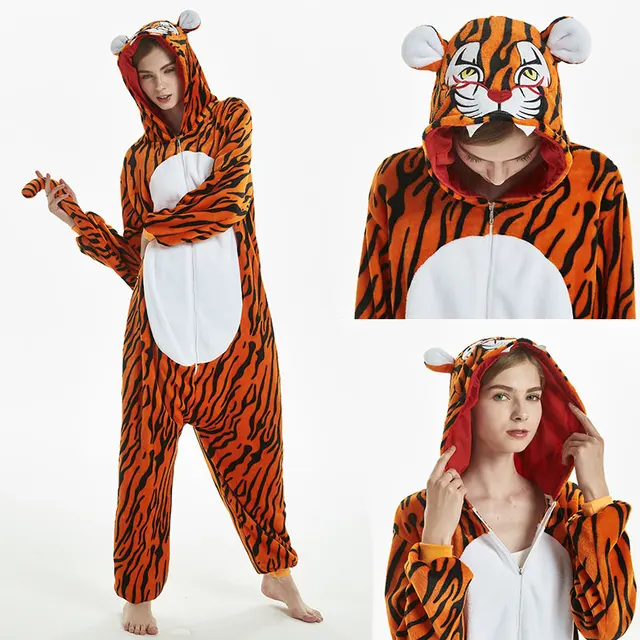 Costume Animali Unicorno Per Adulti - Tuta Intera Pigiama Party Carnevale Halloween - Foto 4