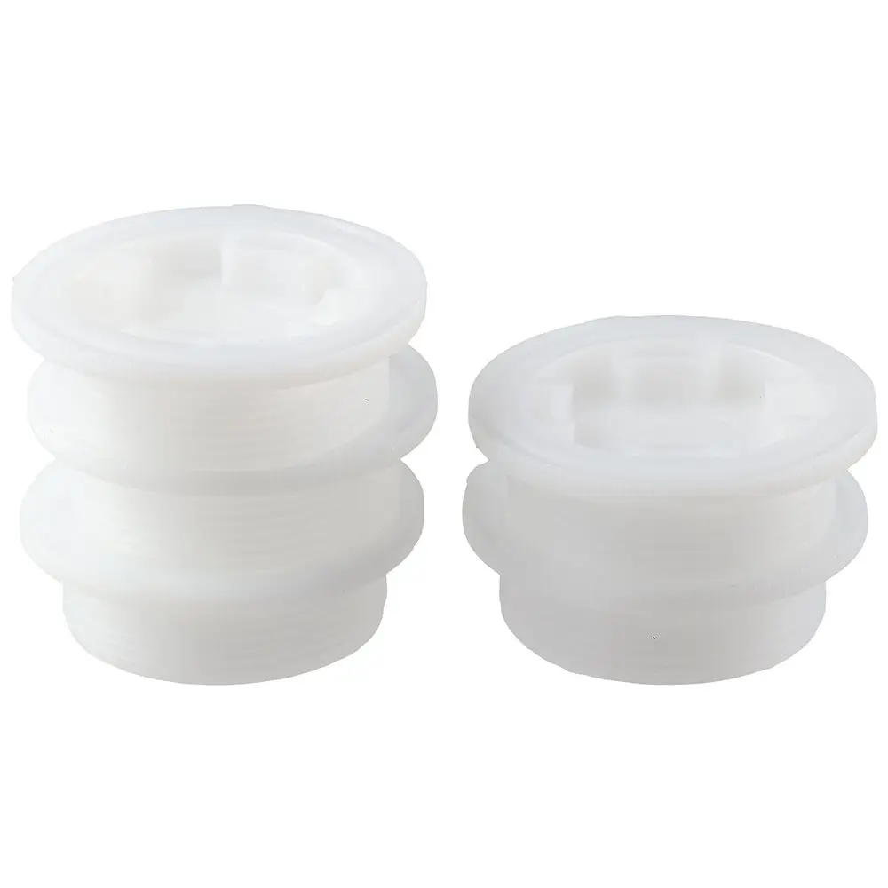 5PCS High Quality White Bung Caps Plastic 2inch Poly Buttress 2&rdquo; Poly Plug Plastic Drum